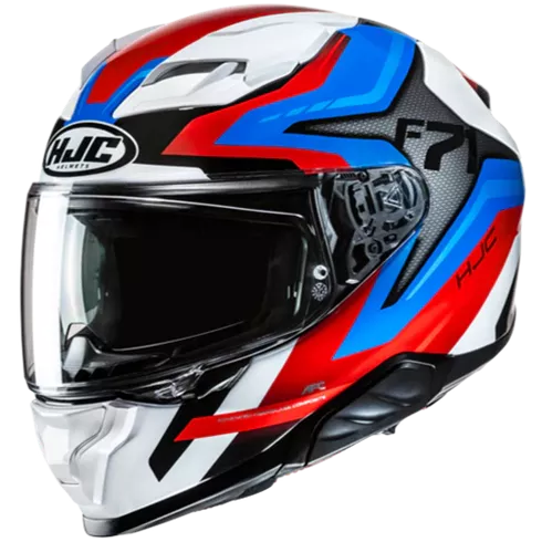 HJC F71 MC21, Casco Integrale In Fibra Di Vetro Per Moto - Taglia XL, Leggero E Aerodinamico, Pronto Per Il Bluethooth