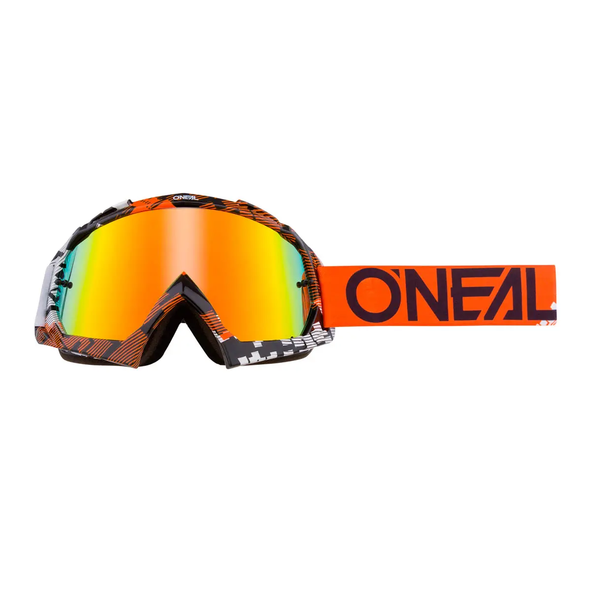 2018_ONeal_Goggles_B10_PIXEL_orange_white_radium_front