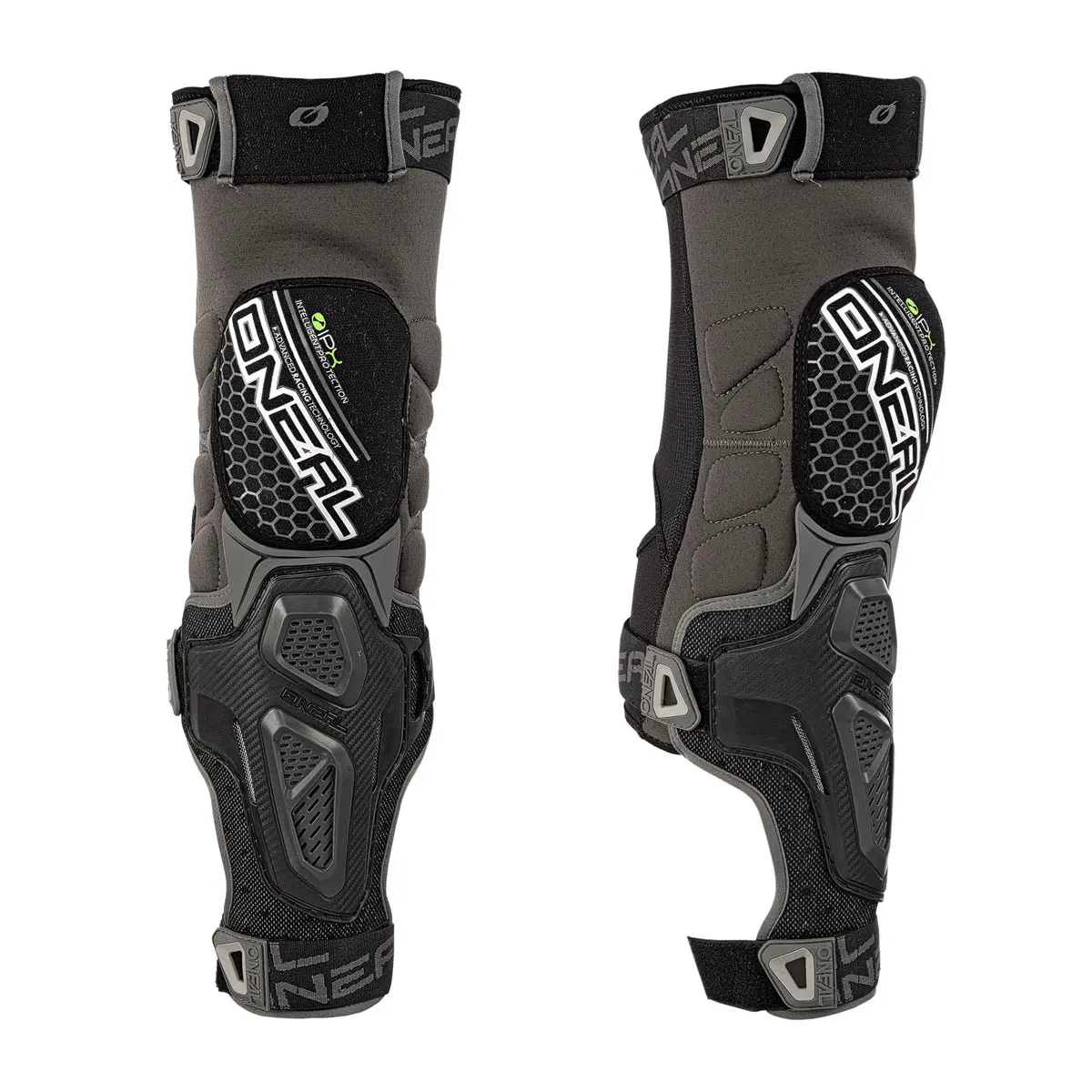 2018_ONeal_SINNER_HYBRID_Knee_Guard_black_gray_front