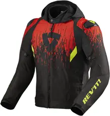 REVIT JAKNA QUANTUM 2 H2O crno-crvena