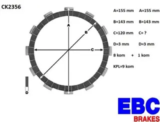 EBC CK2356 lamele