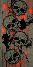 Modeka 110630 Bloody Skull marama