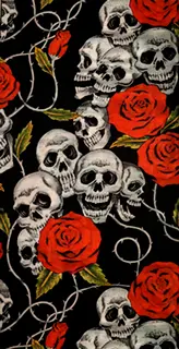 Modeka 110630 skull roses marama