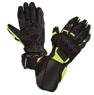 Modeka Jayce crno-žute kožne sportske rukavice