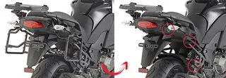 NOSAČ BOČNIH KOFERA KLR4113-PLR4113 KAWASAKI VERSYS 1000 2015-16