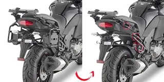 NOSAČ BOČNIH KOFERA KLR4120-PLR4120 KAWASAKI VERSYS 1000 2017-18