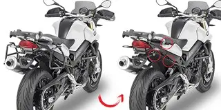 NOSAČ BOČNIH KOFERA KLR5118-PLR5118 BMW F800R 2015-19