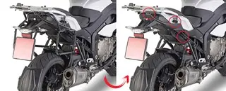 NOSAČ BOČNIH KOFERA KLR5119-PLR5119 BMW S1000XR 2015-19