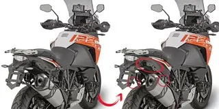 NOSAČ BOČNIH KOFERA KLR7706-PLR7706 KTM 1190 ADVENTURE 2013-16