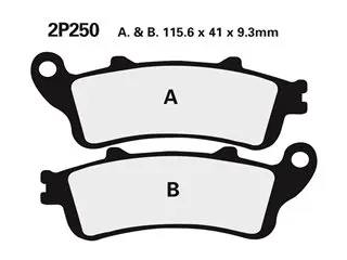 NISSIN 250ST-F2 kočione pločice