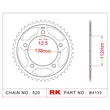 sprocket-rear-rk-b4133-38